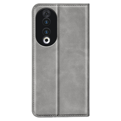For Honor 90 Wallet Flip Cell Phone Case Skin-touch Stand Shockproof PU Leather Cover