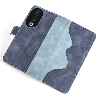 For Honor 90 PU Leather Wallet Phone Cover Dual-color Splicing Stand Cell Phone Case