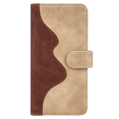 For Honor 90 PU Leather Wallet Phone Cover Dual-color Splicing Stand Cell Phone Case