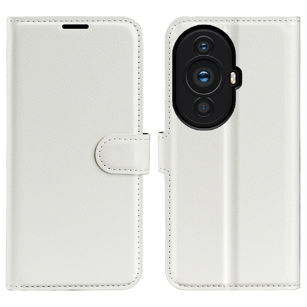 For Huawei nova 11 Wallet Cover Litchi Texture Anti-Scratch Shell Stand Mobile Phone PU Leather Case