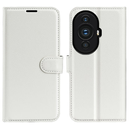 For Huawei nova 11 Wallet Cover Litchi Texture Anti-Scratch Shell Stand Mobile Phone PU Leather Case