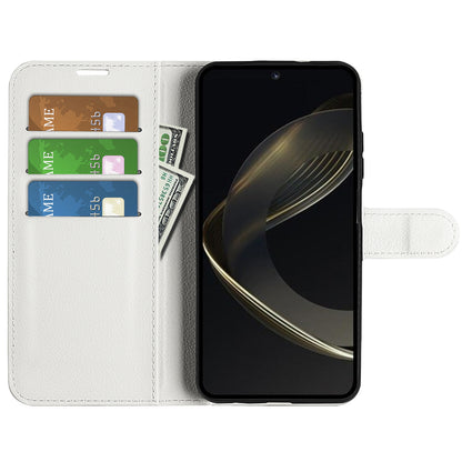 For Huawei nova 11 Wallet Cover Litchi Texture Anti-Scratch Shell Stand Mobile Phone PU Leather Case
