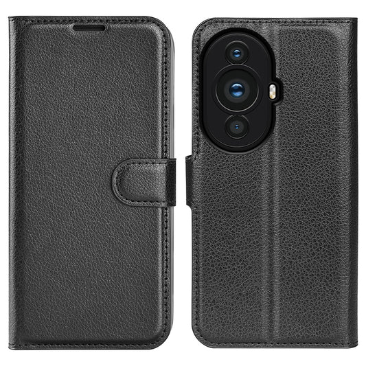 For Huawei nova 11 Pro / nova 11 Ultra Dustproof Phone Cover TPU + PU Leather Litchi Texture Phone Stand Case Wallet
