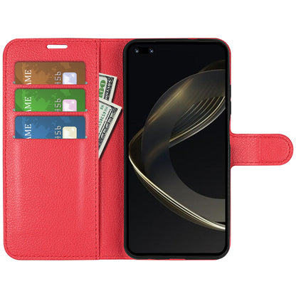 For Huawei nova 11 Pro / nova 11 Ultra Dustproof Phone Cover TPU + PU Leather Litchi Texture Phone Stand Case Wallet