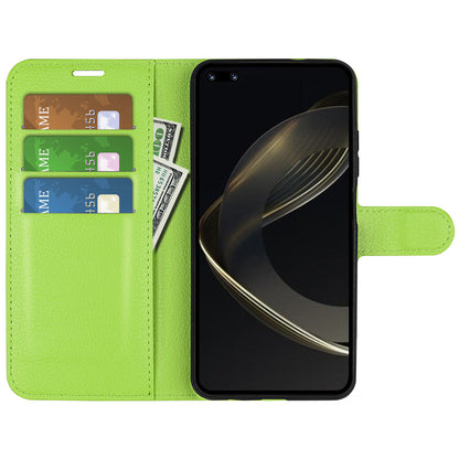For Huawei nova 11 Pro / nova 11 Ultra Dustproof Phone Cover TPU + PU Leather Litchi Texture Phone Stand Case Wallet