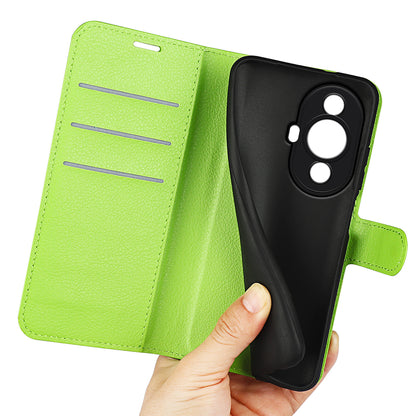 For Huawei nova 11 Pro / nova 11 Ultra Dustproof Phone Cover TPU + PU Leather Litchi Texture Phone Stand Case Wallet