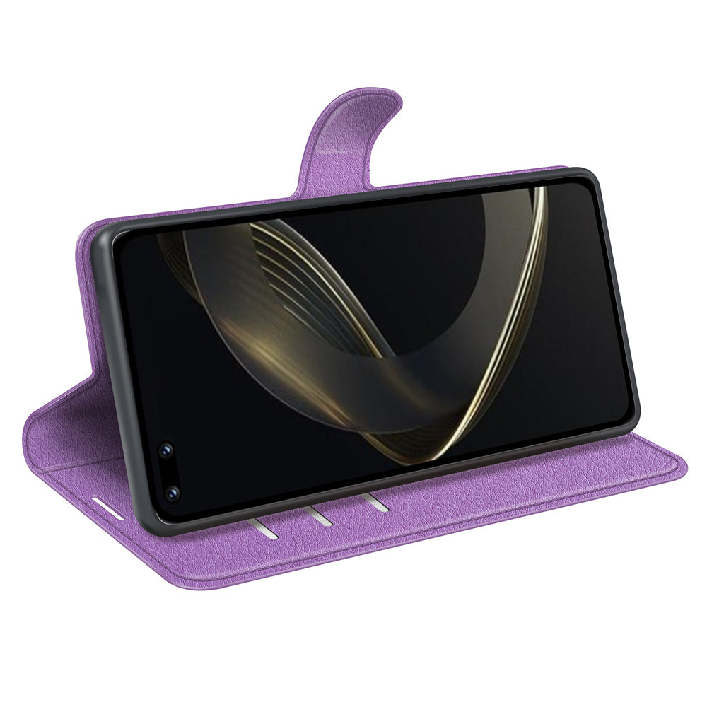 For Huawei nova 11 Pro / nova 11 Ultra Dustproof Phone Cover TPU + PU Leather Litchi Texture Phone Stand Case Wallet