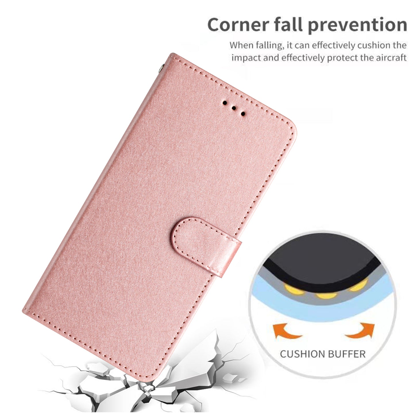 For Samsung Galaxy A04s 4G (164.7 x 76.7 x 9.1 mm) Stand Function Silk Texture PU Leather Wallet Cell Phone Case with Hand Strap