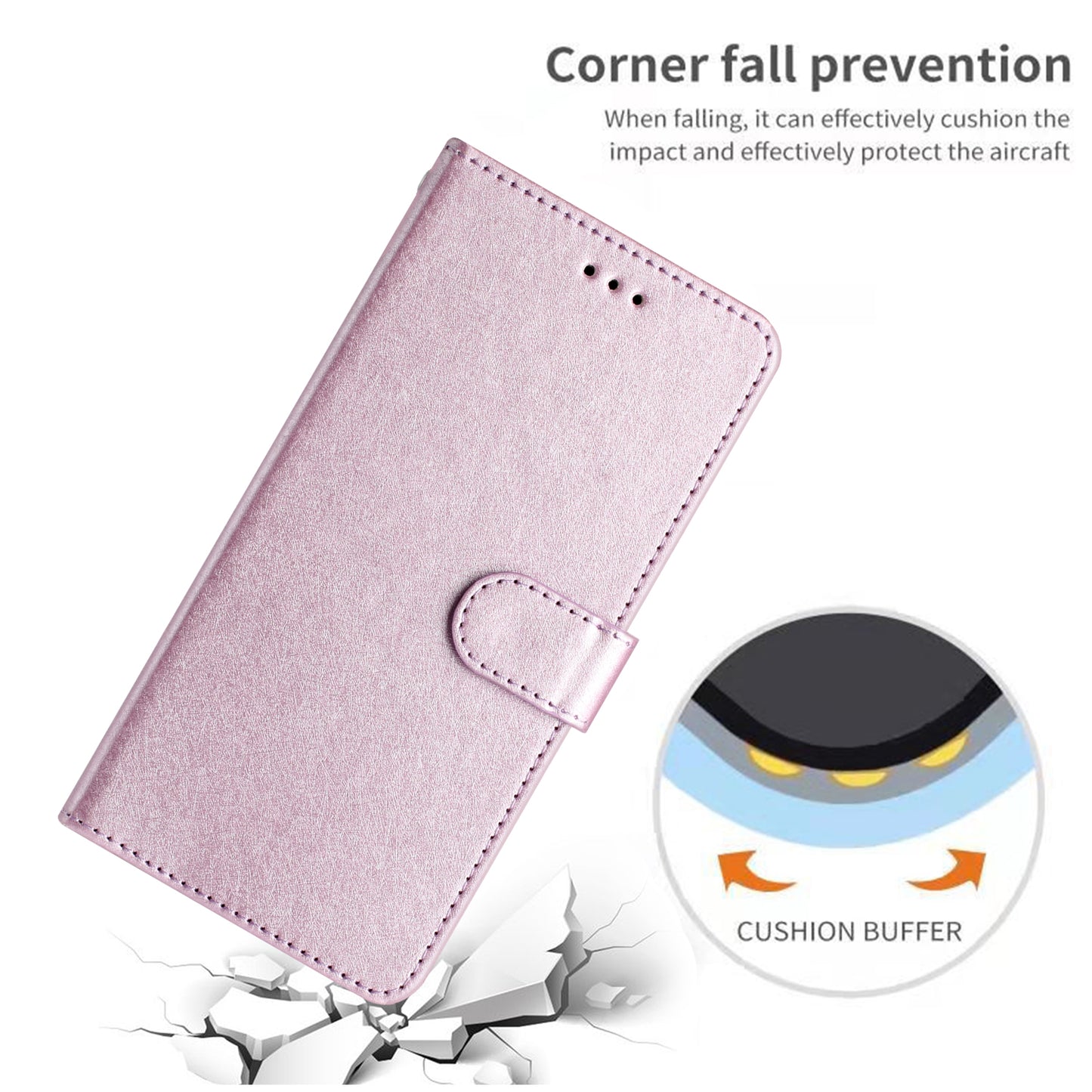 For Samsung Galaxy A04s 4G (164.7 x 76.7 x 9.1 mm) Stand Function Silk Texture PU Leather Wallet Cell Phone Case with Hand Strap