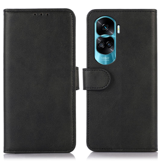 For Honor 90 Lite 5G / X50i 5G Cowhide Texture Phone Wallet Case Phone Stand PU Leather Cover