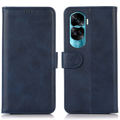 For Honor 90 Lite 5G / X50i 5G Cowhide Texture Phone Wallet Case Phone Stand PU Leather Cover