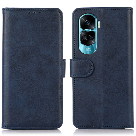 For Honor 90 Lite 5G / X50i 5G Cowhide Texture Phone Wallet Case Phone Stand PU Leather Cover