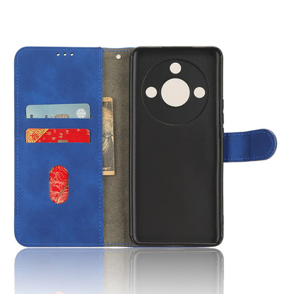 For Honor X50 Shockproof PU Leather Skin-touch Stand Case Wallet Anti-drop Inner TPU Phone Cover