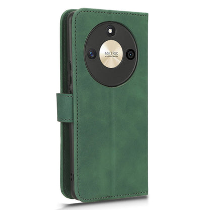 For Honor X50 Shockproof PU Leather Skin-touch Stand Case Wallet Anti-drop Inner TPU Phone Cover