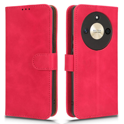 For Honor X50 Shockproof PU Leather Skin-touch Stand Case Wallet Anti-drop Inner TPU Phone Cover