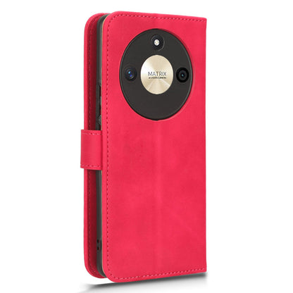 For Honor X50 Shockproof PU Leather Skin-touch Stand Case Wallet Anti-drop Inner TPU Phone Cover