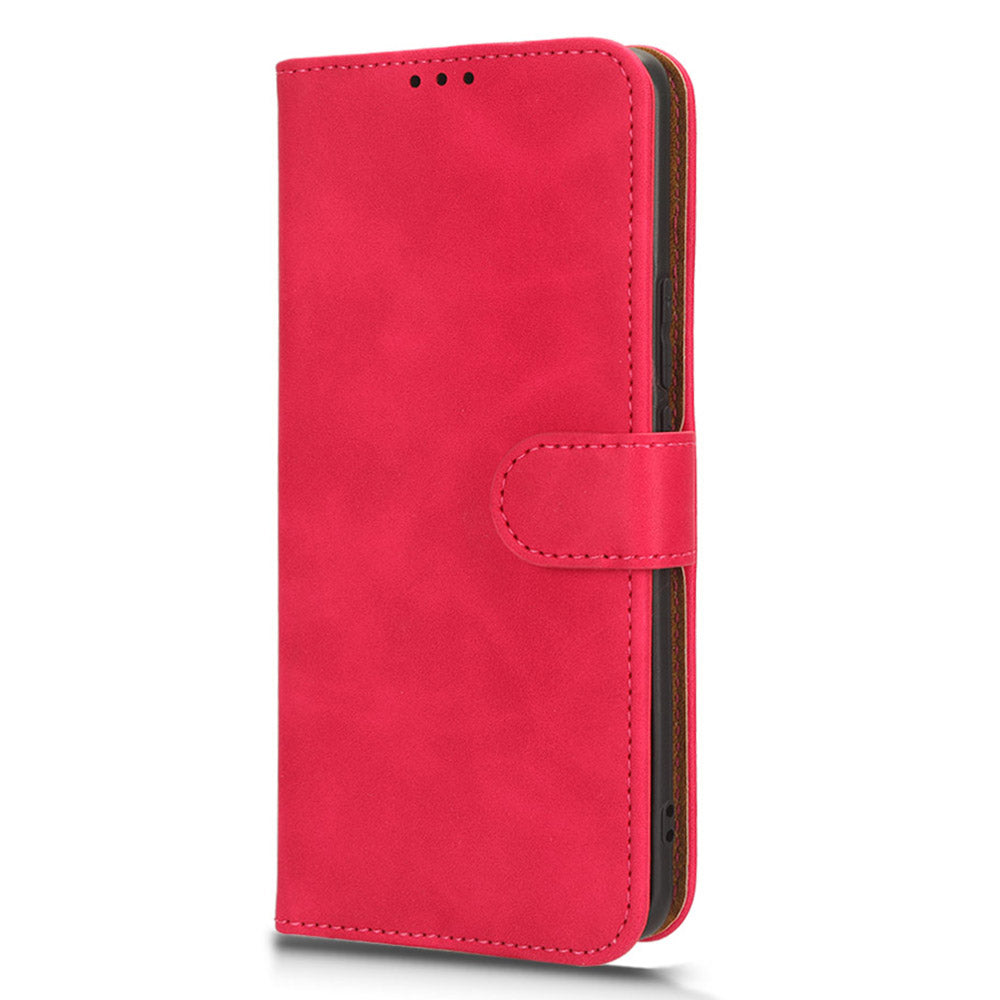 For Honor X50 Shockproof PU Leather Skin-touch Stand Case Wallet Anti-drop Inner TPU Phone Cover