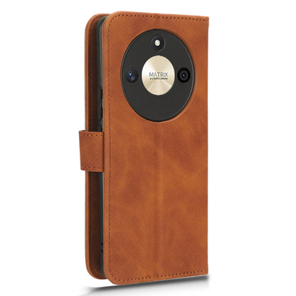 For Honor X50 Shockproof PU Leather Skin-touch Stand Case Wallet Anti-drop Inner TPU Phone Cover