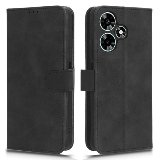 For Infinix Hot 30 TPU + PU Leather Skin-touch Phone Case Wallet Anti-drop Cell Phone Cover
