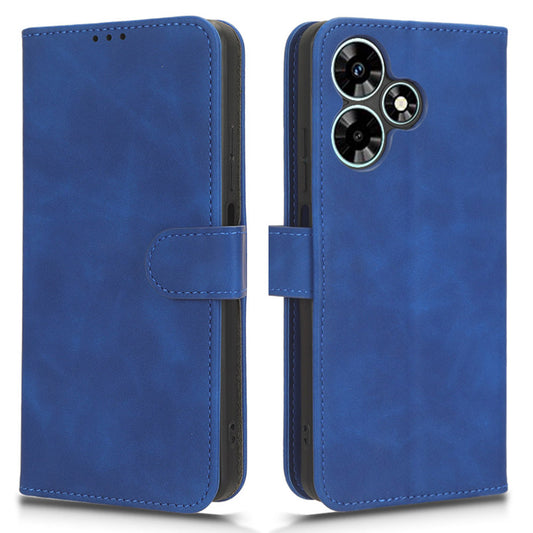 For Infinix Hot 30 TPU + PU Leather Skin-touch Phone Case Wallet Anti-drop Cell Phone Cover