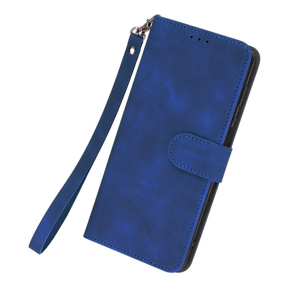 For Infinix Hot 30 TPU + PU Leather Skin-touch Phone Case Wallet Anti-drop Cell Phone Cover