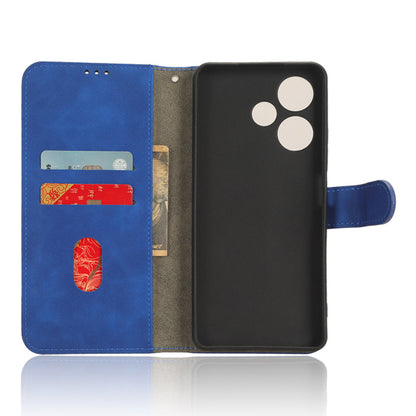 For Infinix Hot 30 TPU + PU Leather Skin-touch Phone Case Wallet Anti-drop Cell Phone Cover