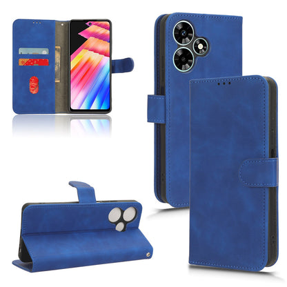 For Infinix Hot 30 TPU + PU Leather Skin-touch Phone Case Wallet Anti-drop Cell Phone Cover