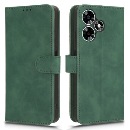 For Infinix Hot 30 TPU + PU Leather Skin-touch Phone Case Wallet Anti-drop Cell Phone Cover
