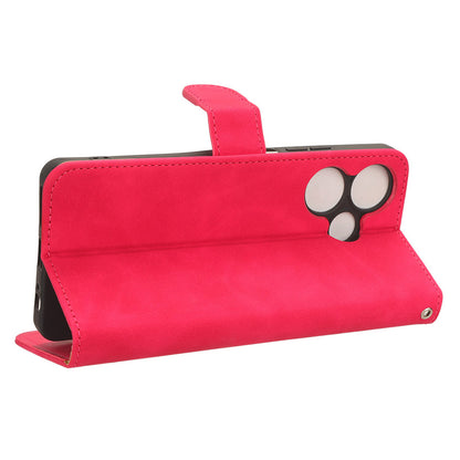 For Infinix Hot 30 TPU + PU Leather Skin-touch Phone Case Wallet Anti-drop Cell Phone Cover