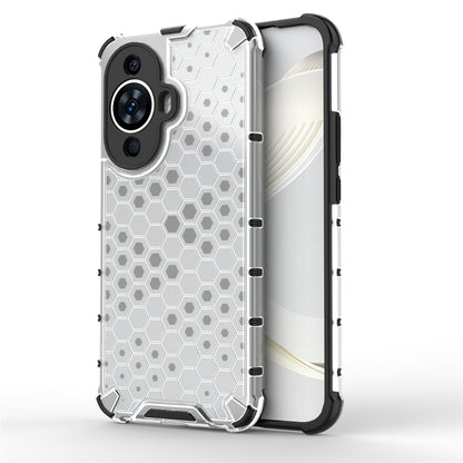 For Huawei nova 11 Anti-drop TPU+PC Phone Case Honeycomb Texture Cell Phone Cover