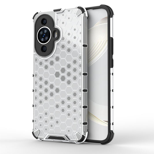 For Huawei nova 11 Anti-drop TPU+PC Phone Case Honeycomb Texture Cell Phone Cover