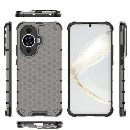 For Huawei nova 11 Anti-drop TPU+PC Phone Case Honeycomb Texture Cell Phone Cover