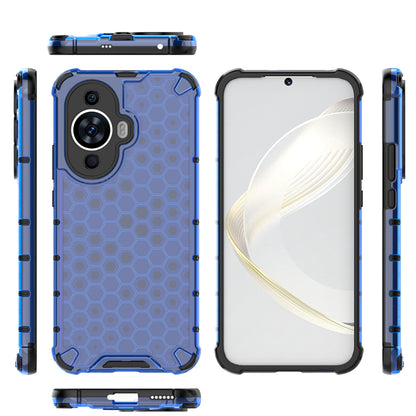 For Huawei nova 11 Anti-drop TPU+PC Phone Case Honeycomb Texture Cell Phone Cover