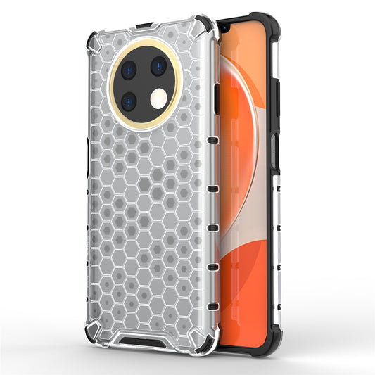 For Huawei nova Y91 4G TPU+PC Protective Phone Case Honeycomb Texture Phone Cover