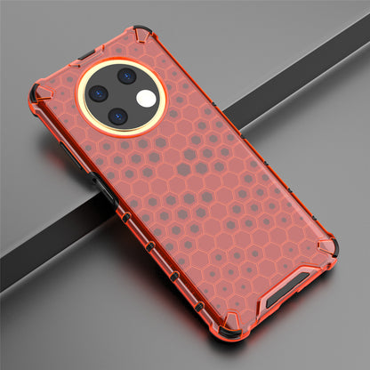 For Huawei nova Y91 4G TPU+PC Protective Phone Case Honeycomb Texture Phone Cover
