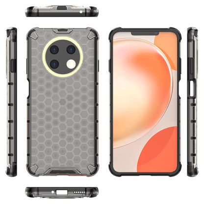 For Huawei nova Y91 4G TPU+PC Protective Phone Case Honeycomb Texture Phone Cover