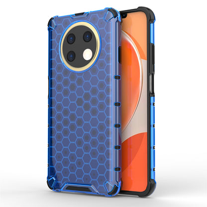 For Huawei nova Y91 4G TPU+PC Protective Phone Case Honeycomb Texture Phone Cover