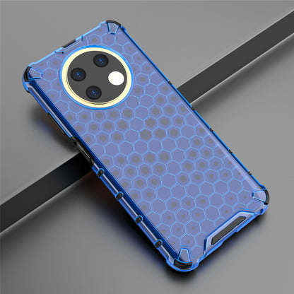 For Huawei nova Y91 4G TPU+PC Protective Phone Case Honeycomb Texture Phone Cover