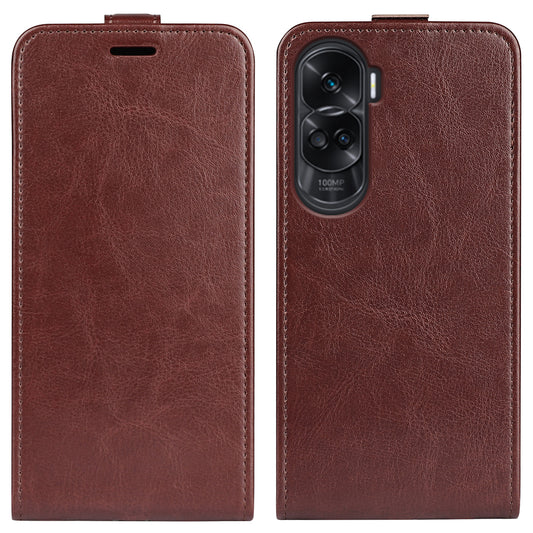 For Honor 90 Lite 5G / X50i 5G PU Leather Phone Case Vertical Flip Protective Phone Cover with Card Slot