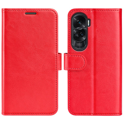 For Honor 90 Lite 5G / X50i 5G Crazy Horse Texture Anti-scratch Phone Wallet Case PU Leather Stand Cover