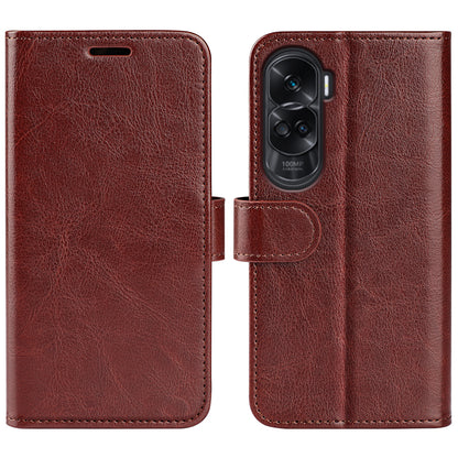 For Honor 90 Lite 5G / X50i 5G Crazy Horse Texture Anti-scratch Phone Wallet Case PU Leather Stand Cover