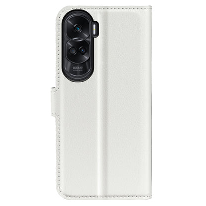 For Honor 90 Lite 5G / X50i 5G Anti-scratch Phone Stand Cover PU Leather Litchi Texture Wallet Case