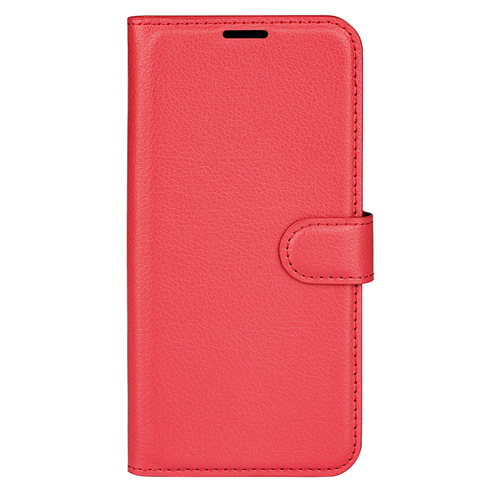 For Honor 90 Lite 5G / X50i 5G Anti-scratch Phone Stand Cover PU Leather Litchi Texture Wallet Case