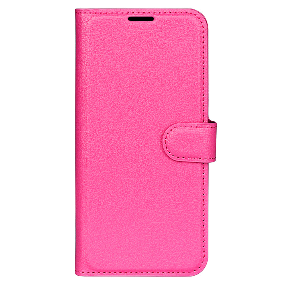 For Honor 90 Lite 5G / X50i 5G Anti-scratch Phone Stand Cover PU Leather Litchi Texture Wallet Case