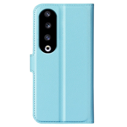 For Honor 90 Pro Litchi Texture Wallet PU Leather Phone Case Shockproof Stand Cover