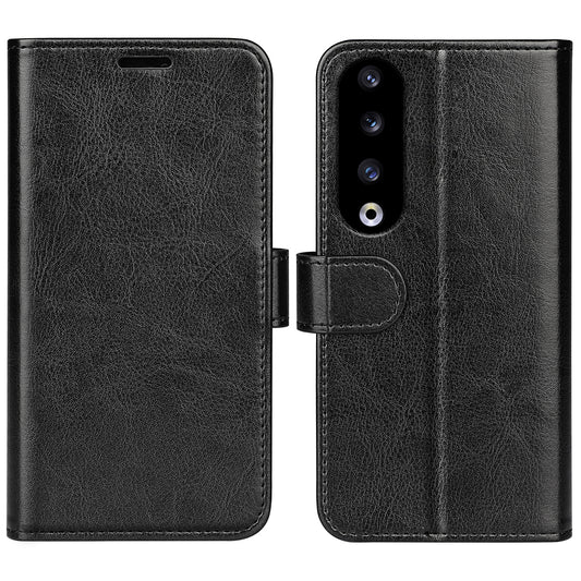 For Honor 90 Pro Crazy Horse Texture Phone Wallet Case PU Leather Anti-scratch Stand Cover