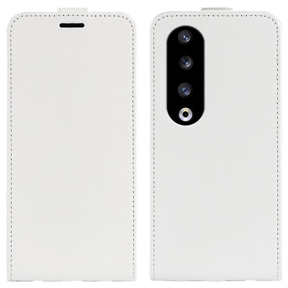 For Honor 90 Pro PU Leather Phone Case with Card Holder Vertical Flip Protective Phone Cover