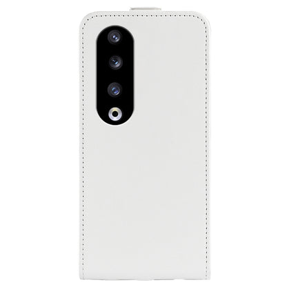 For Honor 90 Pro PU Leather Phone Case with Card Holder Vertical Flip Protective Phone Cover