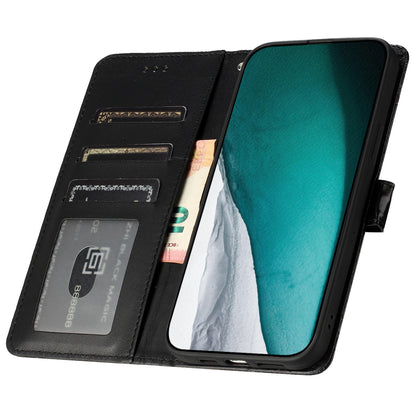 For Samsung Galaxy A04s 4G (164.7 x 76.7 x 9.1 mm) Anti-scratch Leather Wallet Stand Cover Crocodile Texture Phone Case