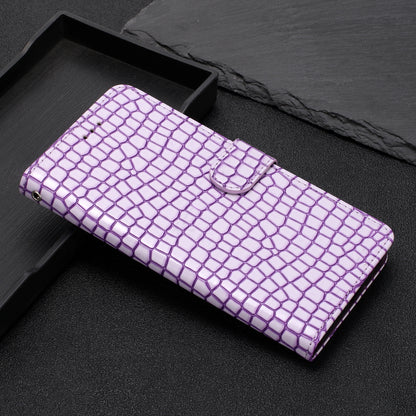For Samsung Galaxy A04s 4G (164.7 x 76.7 x 9.1 mm) Anti-scratch Leather Wallet Stand Cover Crocodile Texture Phone Case